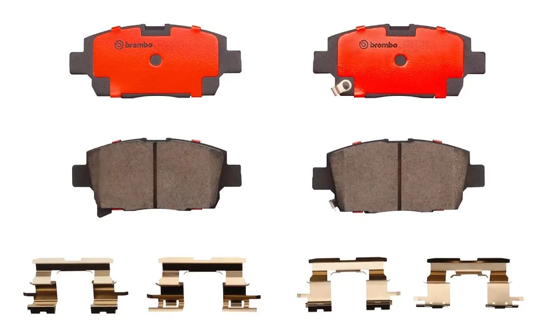 P99004N – BREMBO Brake Pad, FMSI Number D1249-8367 Ceramic Set Of 4 With Hardware